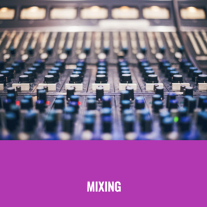 MIXING (Incluye 1 proyecto/Canción de 50 Tracks Individuales Máximo)